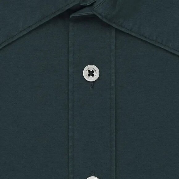 Carol Christian Poell Navy Tailored Shirt - SS96 "Piercing" Mens US M / EU 48-50 - Picture 8 of 14